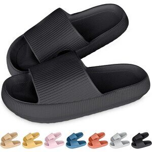 Open Toe House Slippers Unisex Bathroom Shower Comfortable Slippers For Unisex